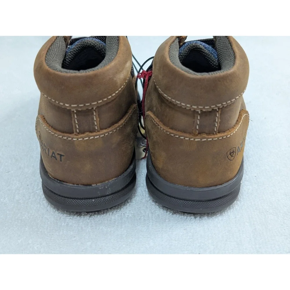 Ariat Toddler size 4, Boy's Lil Stomper USA Brown leather Shoes , A443001602-04